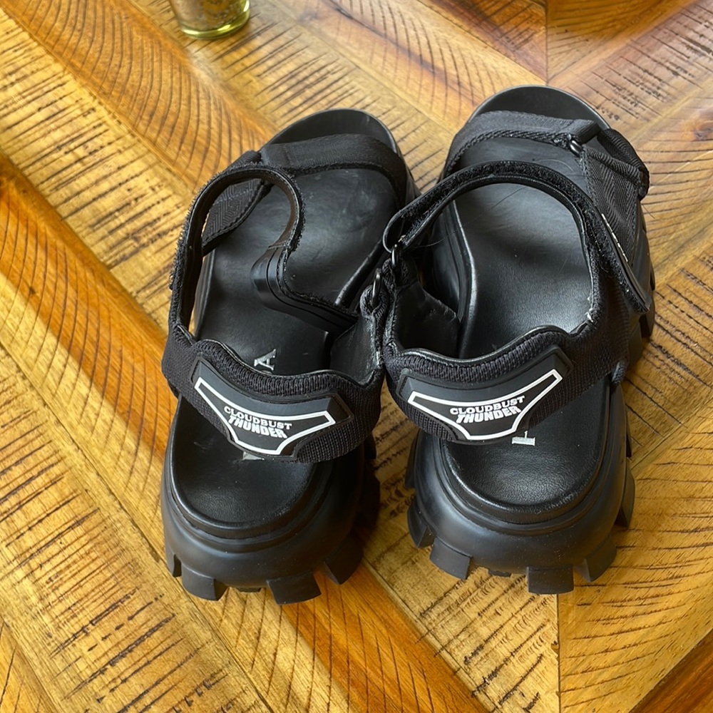 Brand new Prada cloudburst sandals